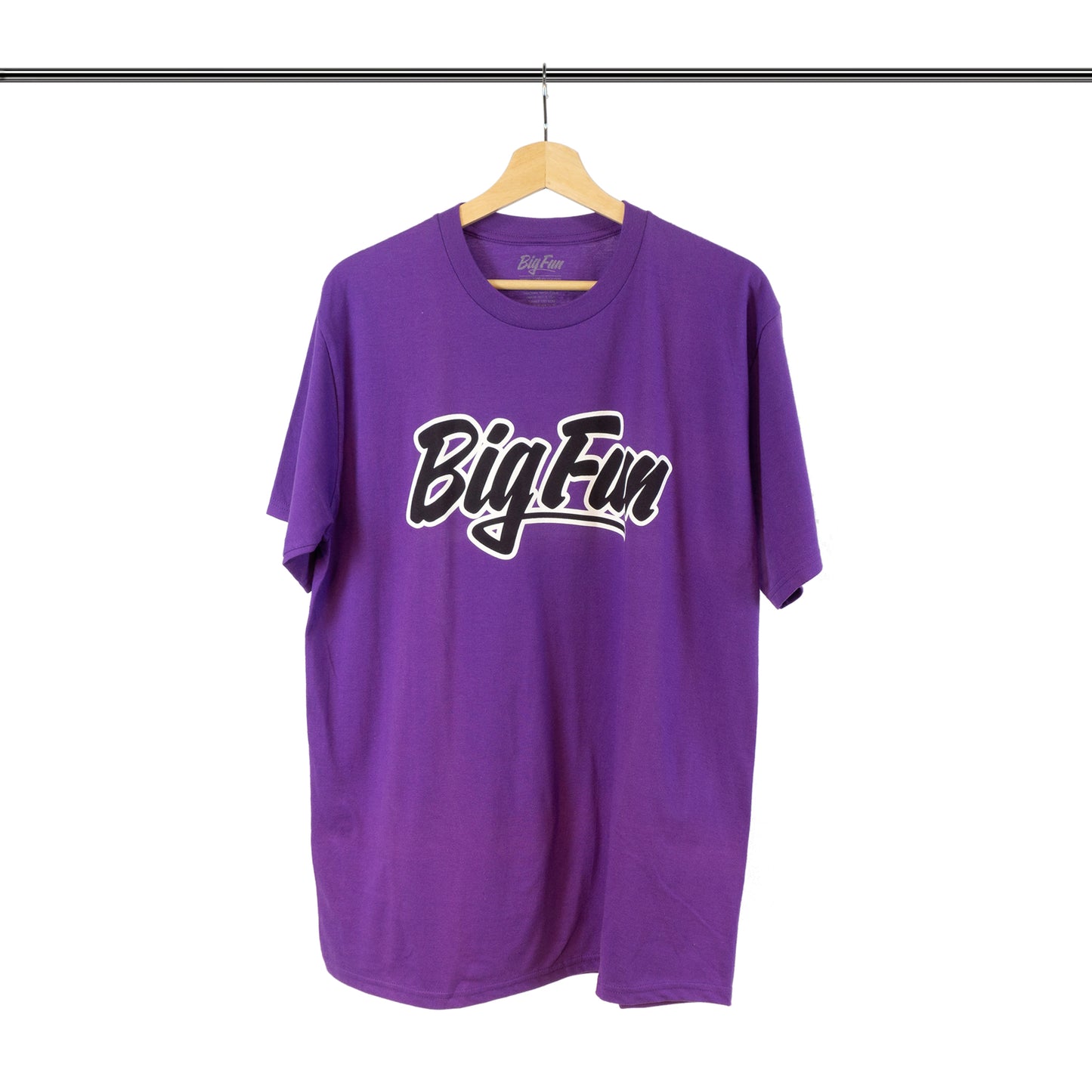 PURPLE LOGO TEE
